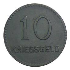 Монета 10 пфеннигов 1917 года Германия — Нотгельд Кайзерлаутерн (реверс)