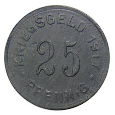 Монета 25 пфеннигов 1917 года Германия — Нотгельд Мюнстер (реверс)