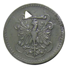 Монета 10 пфеннигов 1917 года Германия — Нотгельд Франкфурт на Майне (реверс)