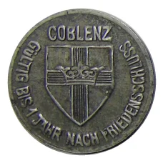 Монета 10 пфеннигов 1918 года Германия — Нотгельд Кобленц (реверс)