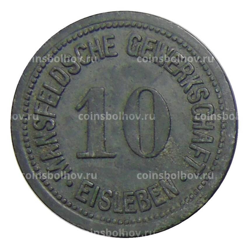 Монета 10 пфеннигов 1918 года Германия — Нотгельд Айслебен