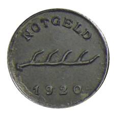 Монета 2 пфеннига 1920 года Германия — Нотгельд Бад-Маргентхайм (реверс)