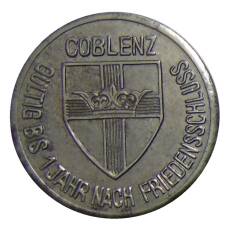 Монета 25 пфеннигов 1918 года Германия — Нотгельд Кобленц (аверс)