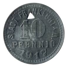Монета 10 пфеннигов 1917 года Германия — Нотгельд (Франкфурт на Майне) (аверс)