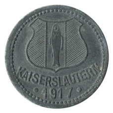 Монета 10 пфеннигов 1917 года Германия — Нотгельд (Кайзерслаутерн) (реверс)