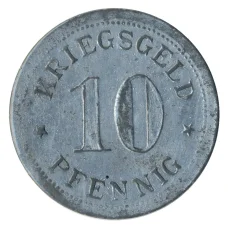 Монета 10 пфеннигов Германия — Нотгельд (Верден) (аверс)
