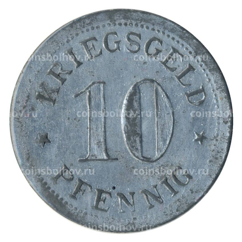 Монета 10 пфеннигов Германия — Нотгельд (Верден)