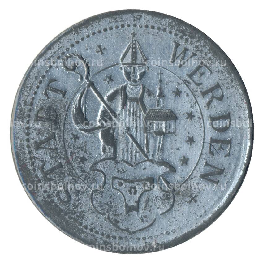 Монета 10 пфеннигов Германия — Нотгельд (Верден) (вид 2)