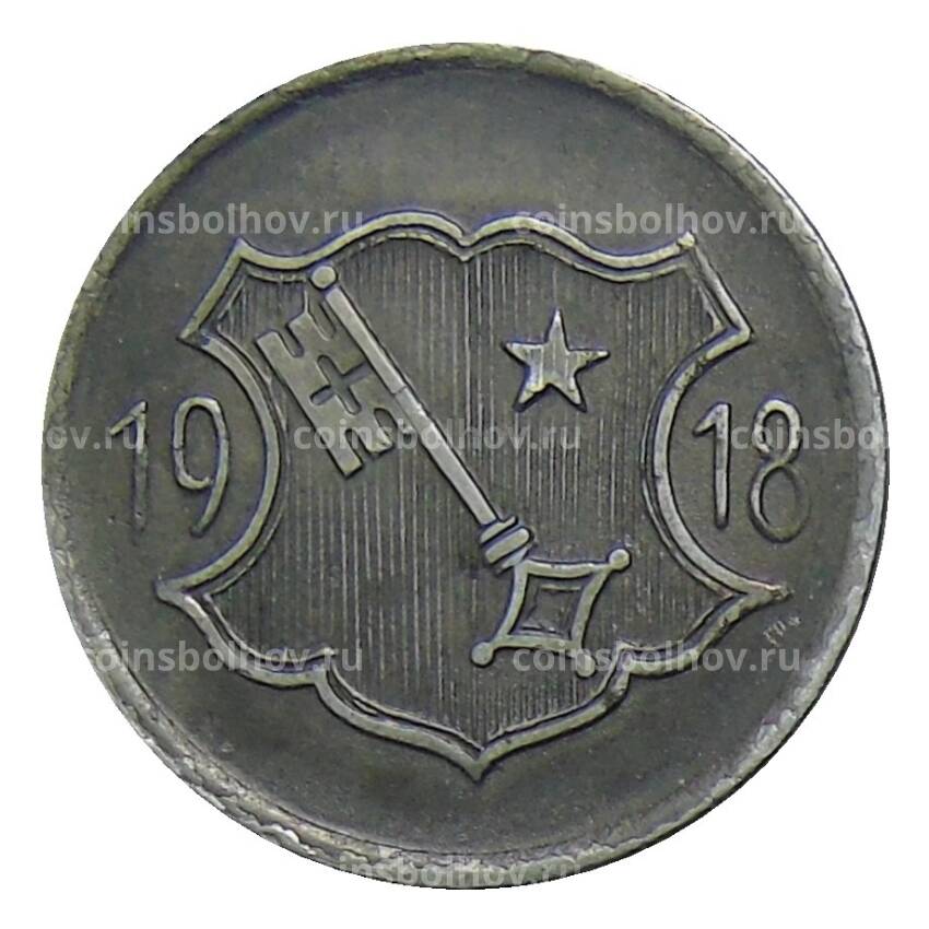 Монета 10 пфеннигов 1918 года Германия — Нотгельд Вормс (вид 2)