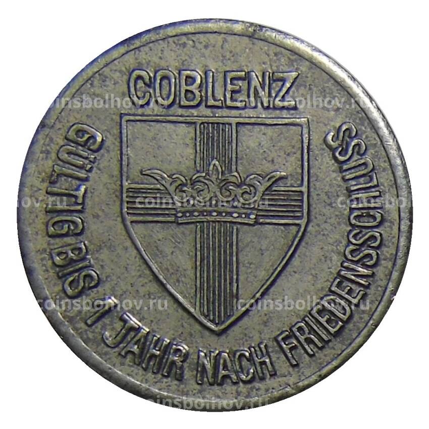 Монета 25 пфеннигов 1918 года Германия — Нотгельд Кобленц (вид 2)