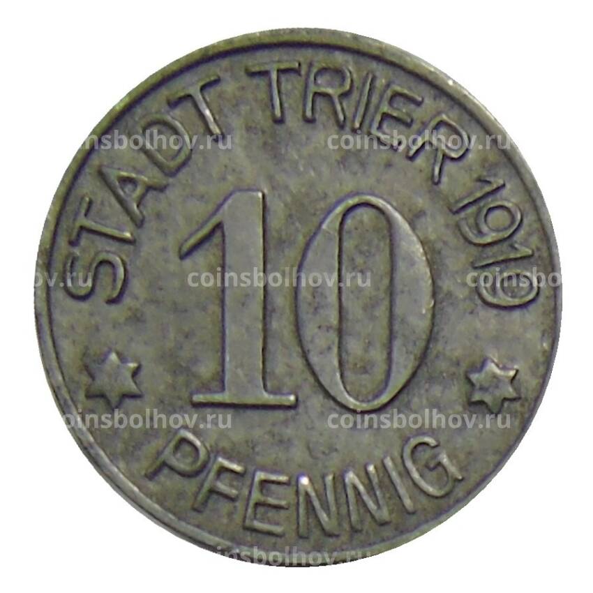 Монета 10 пфеннигов 1919 года Германия — Нотгельд Трир (вид 2)