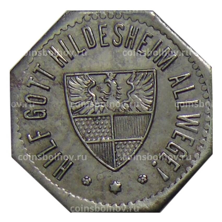 Монета 10 пфеннигов 1918 года Германия — Нотгельд Хильдесхайм
