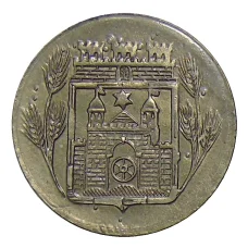 Монета 5 пфеннигов 1919 года Германия — Нотгельд Графрат (аверс)