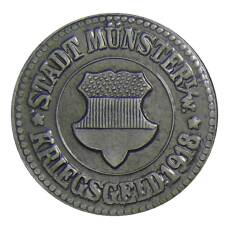 Монета 10 пфеннигов 1918 года Германия — Нотгельд Мюнстер (аверс)
