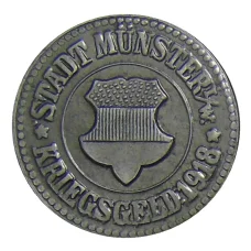 Монета 10 пфеннигов 1918 года Германия — Нотгельд Мюнстер (аверс)