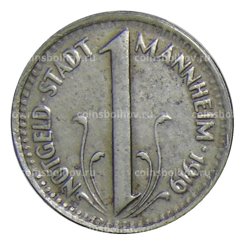 Монета 10 пфеннигов 1919 года Германия — Нотгельд Маннхайм