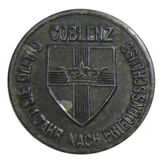 Монета 10 пфеннигов 1918 года Германия — Нотгельд Кобленц (аверс)