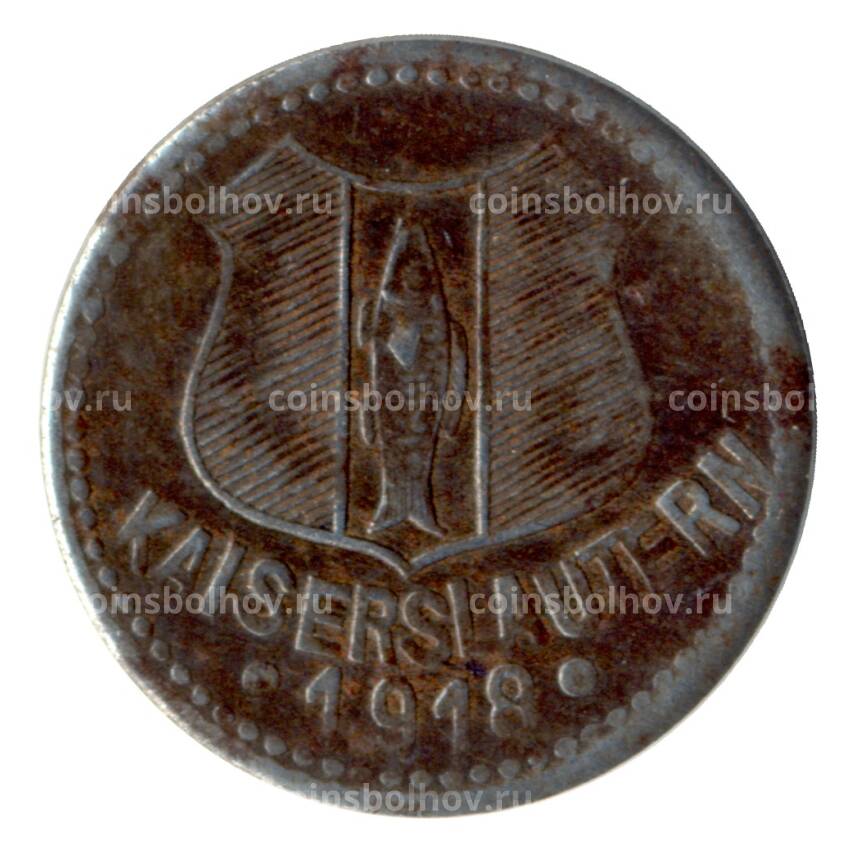 Монета 10 пфеннигов 1918 года Германия — Нотгельд (Кайзерслаутерн)