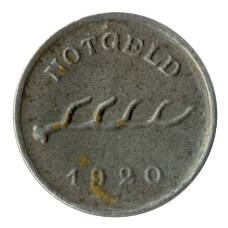 Монета 1 пфенниг 1920 года Германия — Нотгельд (Бад-Мергентхайм) (реверс)