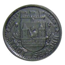 Монета 10 пфеннигов 1917 года Германия — Нотгельд Изерлон (аверс)