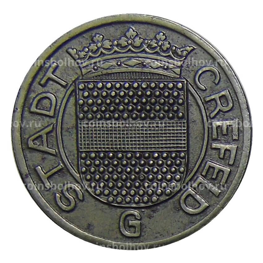 Монета 10 пфеннигов 1919 года Германия — Нотгельд Крефельд