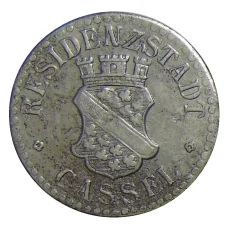 Монета 10 пфеннигов 1917 года Германия — Нотгельд Кассель (реверс)