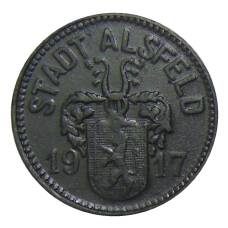 Монета 10 пфеннигов 1917 года Германия — Нотгельд Альсфельд (аверс)