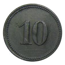 Монета 10 пфеннигов 1917 года Германия — Нотгельд Альсфельд (реверс)