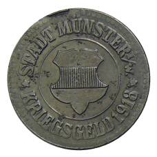 Монета 10 пфеннигов 1918 года Германия — Нотгельд Мюнстер (аверс)