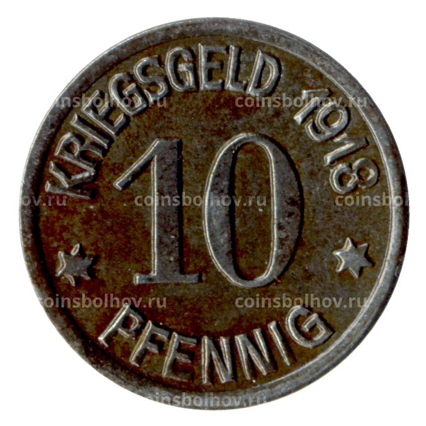 Монета 10 пфеннигов 1918 года Германия — Нотгельд (Кобленц)