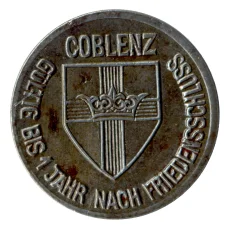 Монета 10 пфеннигов 1918 года Германия — Нотгельд (Кобленц) (реверс)