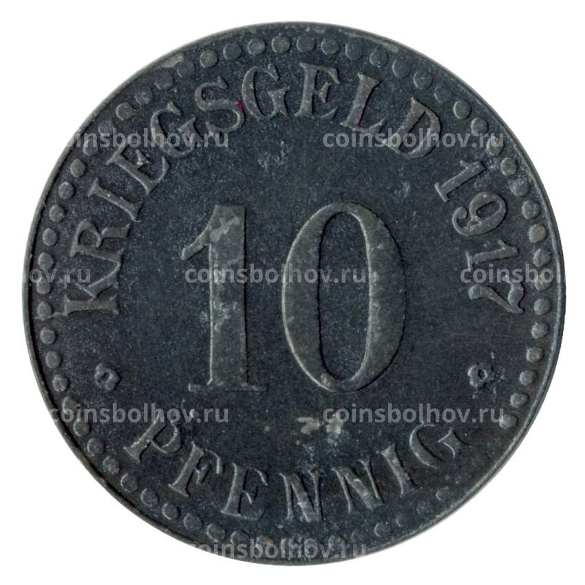Монета 10 пфеннигов 1917 года Германия — Нотгельд (Кассель) (вид 2)
