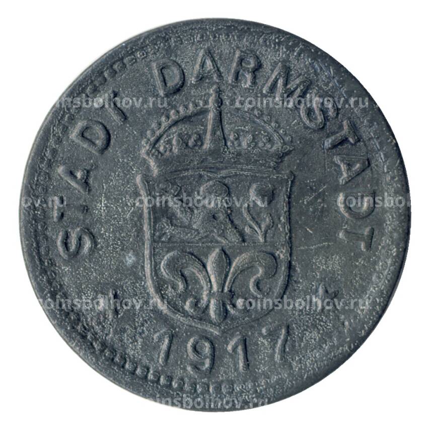 Монета 10 пфеннигов 1917 года Германия — Нотгельд (Дармштадт)