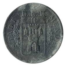 Монета 10 пфеннигов 1917 года Германия — Нотгельд (Менден) (реверс)