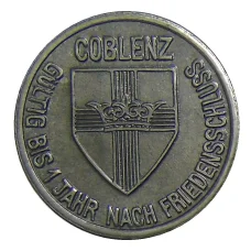 Монета 10 пфеннигов 1918 года Германия — Нотгельд Кобленц (аверс)