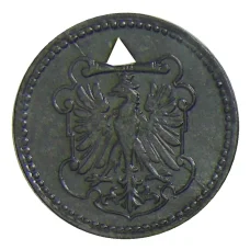 Монета 10 пфеннигов 1917 года Германия — Нотгельд Франкфурт на Майне (реверс)
