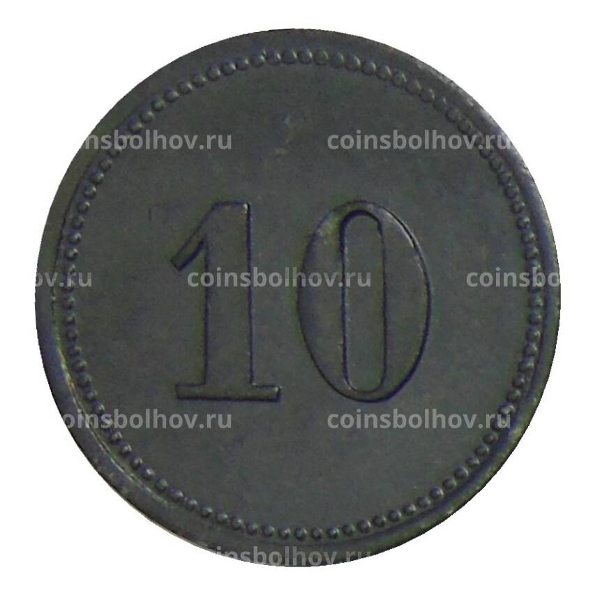 Монета 10 пфеннигов 1917 года Германия — Нотгельд Альсфельд (вид 2)