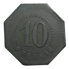 Монета 10 пфеннигов 1917 года Германия — Нотгельд Хамборн (реверс)
