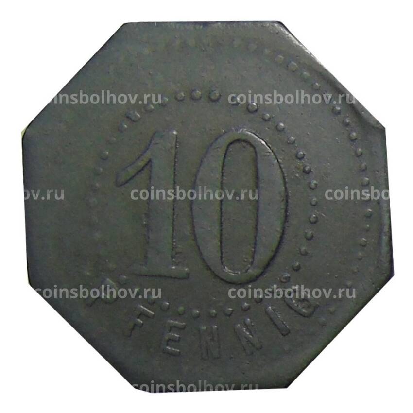 Монета 10 пфеннигов 1917 года Германия — Нотгельд Хамборн (вид 2)