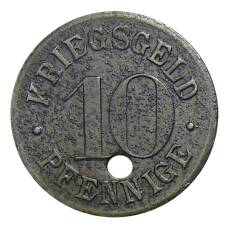 Монета 10 пфеннигов Германия — Нотгельд Гайдельберг (реверс)