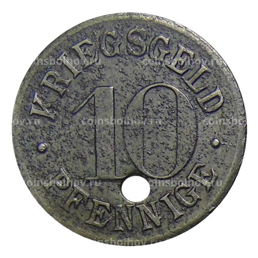 Монета 10 пфеннигов Германия — Нотгельд Гайдельберг (вид 2)