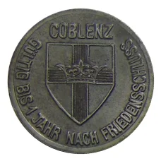 Монета 10 пфеннигов 1918 года Германия — Нотгельд Кобленц (аверс)