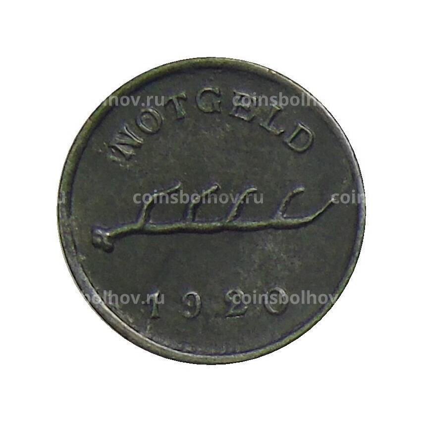 Монета 1 пфенниг 1920 года Германия — Нотгельд Бад-Маргентхайм (вид 2)