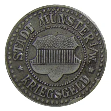 Монета 25 пфеннигов 1918 года Германия — Нотгельд Мюнстер (аверс)