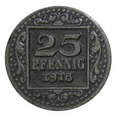 Монета 25 пфеннигов 1918 года Германия — Нотгельд Мюнстер (реверс)