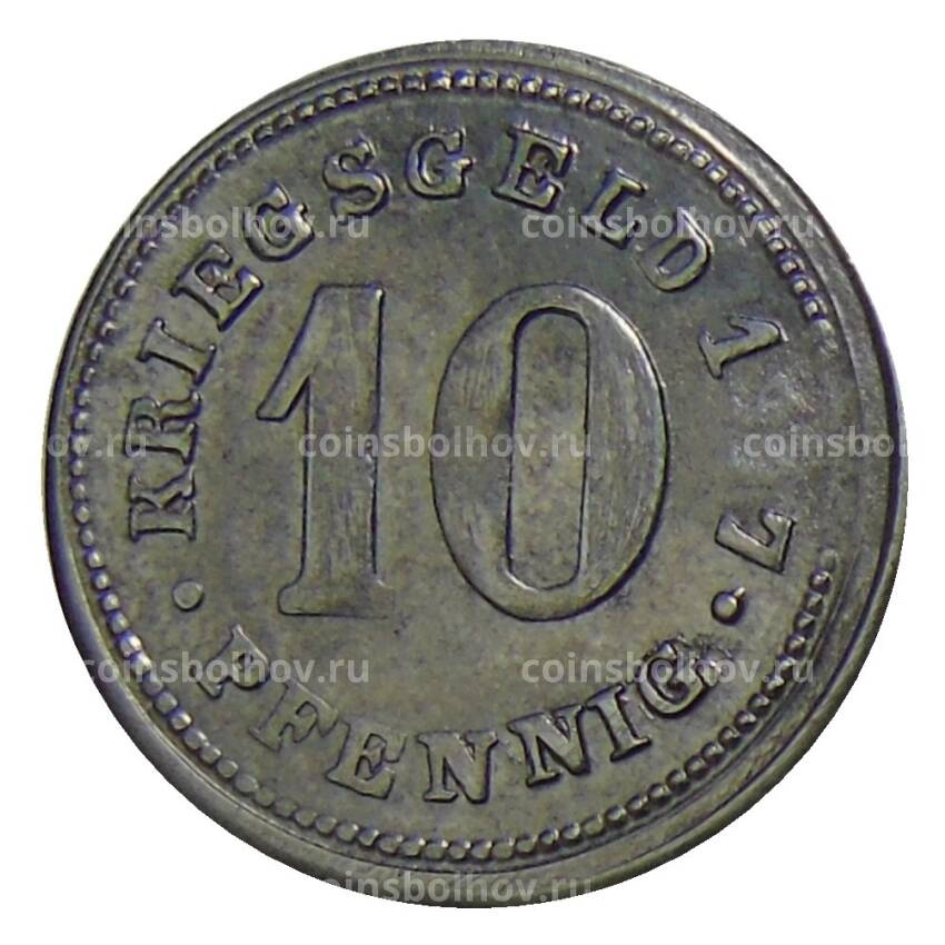 Монета 10 пфеннигов 1917 года Германия — Нотгельд Нехайм (вид 2)