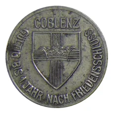 Монета 10 пфеннигов 1918 года Германия — Нотгельд Кобленц (аверс)