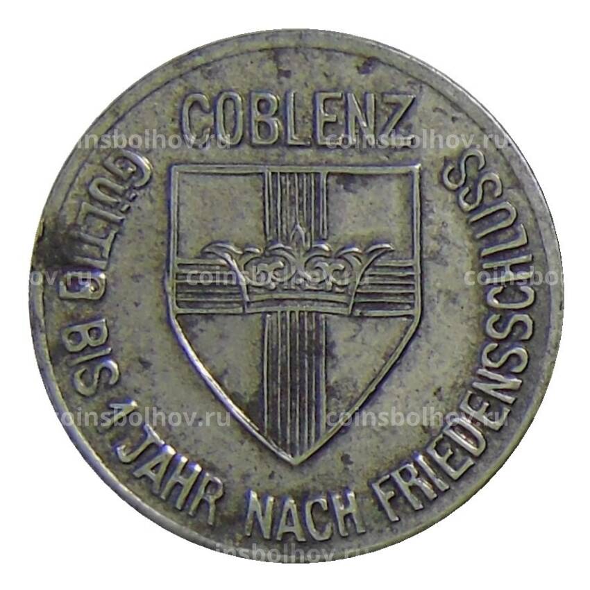 Монета 10 пфеннигов 1918 года Германия — Нотгельд Кобленц
