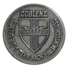 Монета 25 пфеннигов 1918 года Германия — Нотгельд Кобленц (аверс)
