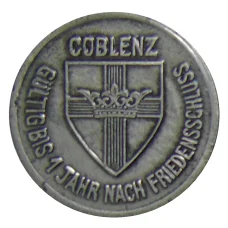 Монета 25 пфеннигов 1918 года Германия — Нотгельд Кобленц (аверс)